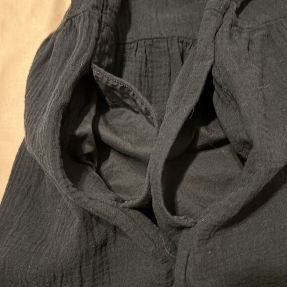 NWT universe thread szXS on/off shoulder elastic neck & SS black dress w/pockets - Picture 4 of 10